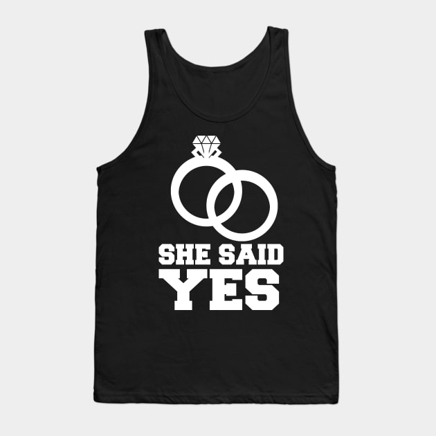 Yes Tank Top by blackshopy